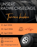 Unsere Radwechseltage Frühling 2026